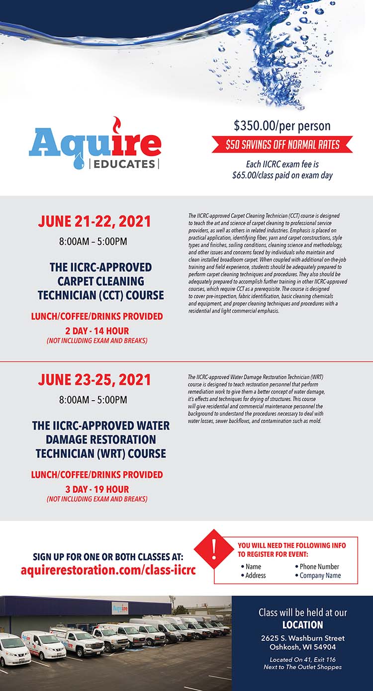 June 2021 Class Flyer